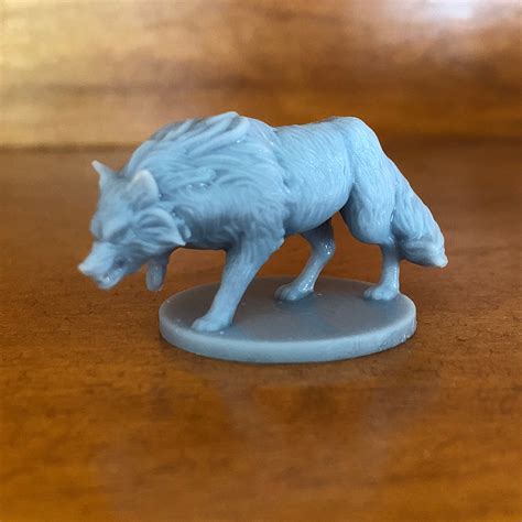 Dnd Wolf 28mm Resin Animal Miniatures Pathfinder Dungeons Etsy Uk