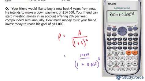 Calculate Present Value Using The Compound Interest Formula Question 2