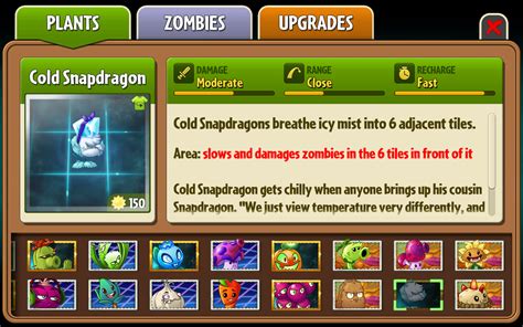 Cold Snapdragongallery Plants Vs Zombies Wiki Fandom