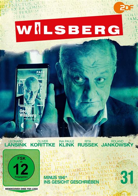 Wilsberg Ins Gesicht Geschrieben In Dvd Wilsberg 31 Minus 196