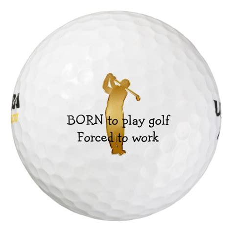 Funny Golf Balls Zazzle Com Golf Humor Golf Golf Ball