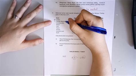 Penyata Pendapatan dan Penyata Kedudukan Kewangan (Set 1 Modul Halus No