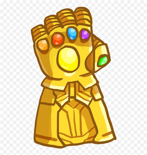 Thanos Gauntlet Clipart Infinity War Cartoon  Pngthanos Glove Png