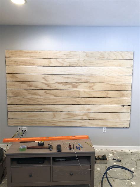 See more ideas about chevron wall, chevron accent walls, bedroom decor. Black Shiplap Accent Wall DIY Tutorial | Shiplap accent ...