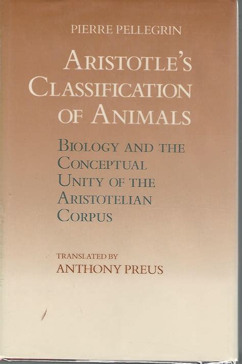 Aristotles Classsification Of Animals Biology And The Conceptual