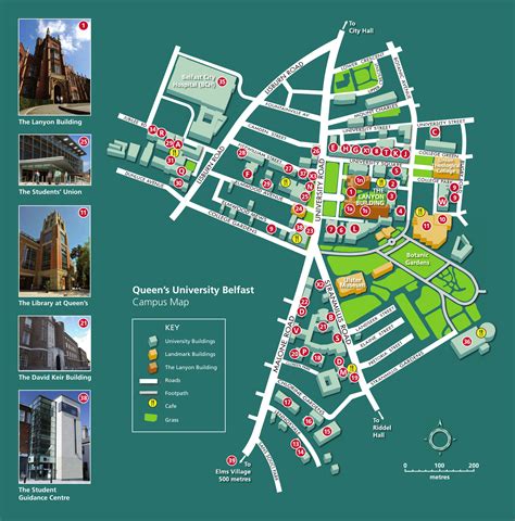 Queen S University Belfast Campus Map