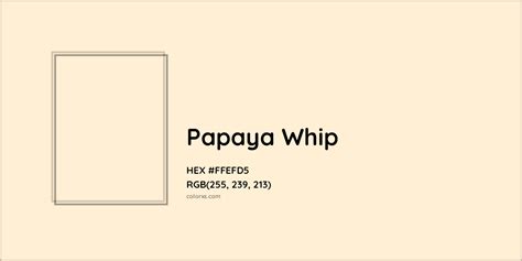 About Papaya Whip Color Meaning Codes Similar Colors And Paints