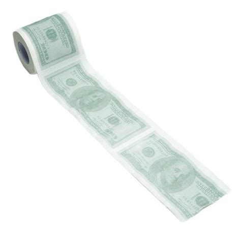 Novelty 100 Funny Money Toilet Tissue Paper Roll