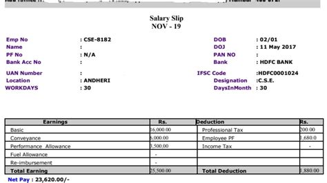 Salary Receipt Template Excel Laxenforsale
