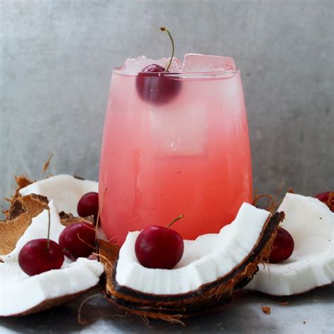 How To Make A Cherry And Coconut Spiked Limeade