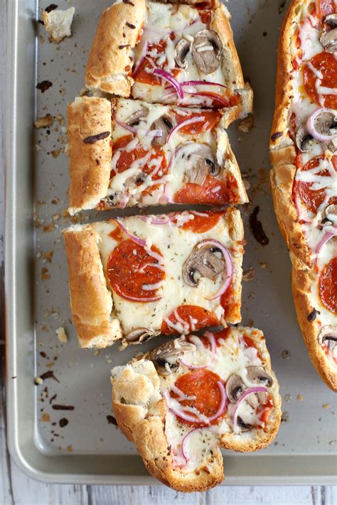 The Best French Bread Pizza Recipe The Pennywisemama