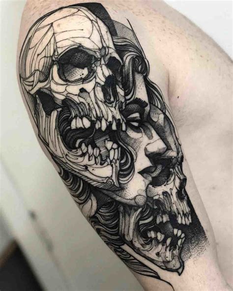 Two Skulls Tattoo Best Tattoo Ideas Gallery