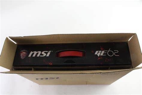 Msi Gaming G Series Laptop New In Open Box Property Room