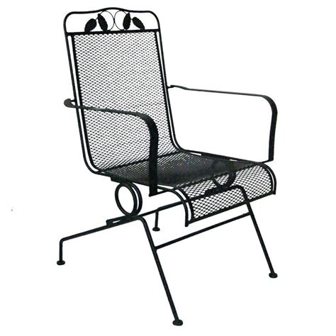 Steel Wrought Iron Outdoor Motion Chair Wrought Iron Patio Furniture