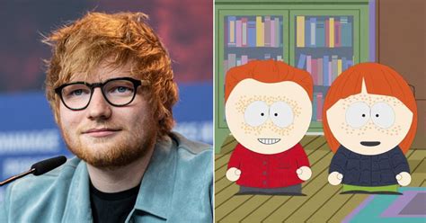 Ed Sheeran Says South Park Joke About Ginger Hair F Ing Ruined His