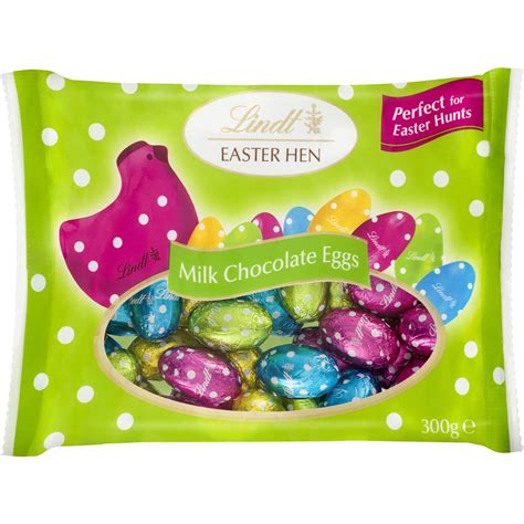 Lindt Easter Milk Chocolate Eggs Bag 300g Woolworths