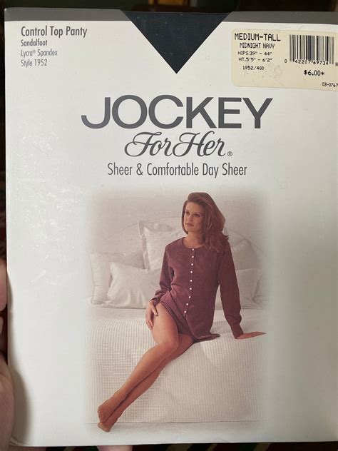 Vintage Jockey For Her Control Top Panty Nos Vintage Hosiery Etsy