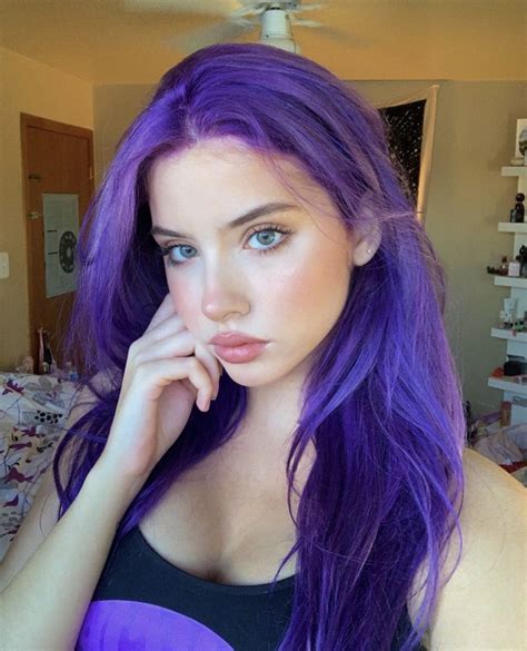 Girl With Purple Hair Pink Hair Different Hairstyles Cute Hairstyles