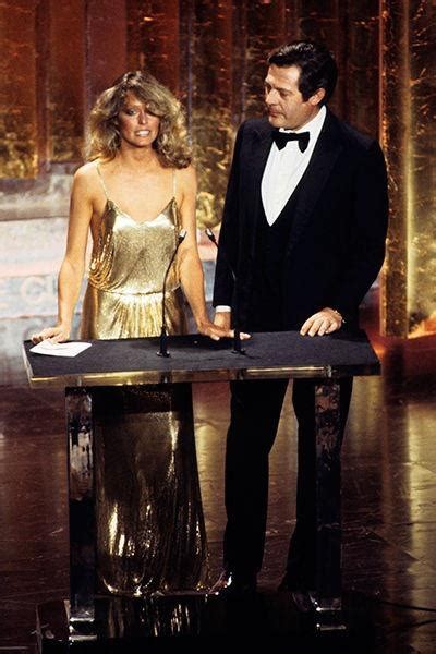 Farrah Fawcett And Marcello Mastroianni Oscar 1978 Oscar Dresses Best Oscar Dresses Farrah
