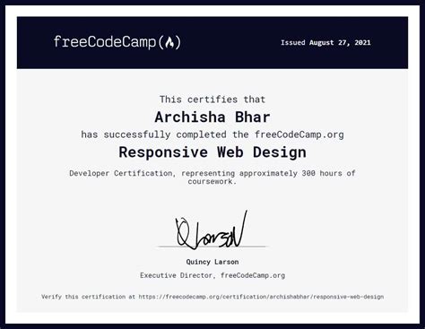 Freecodecamps Responsive Web Design Free Certification Is Out Of