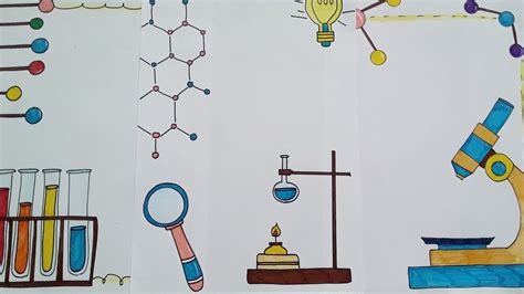 Chemistry Border Designs On Paper Border Designs For Projects Decorate Your Chemistry Project