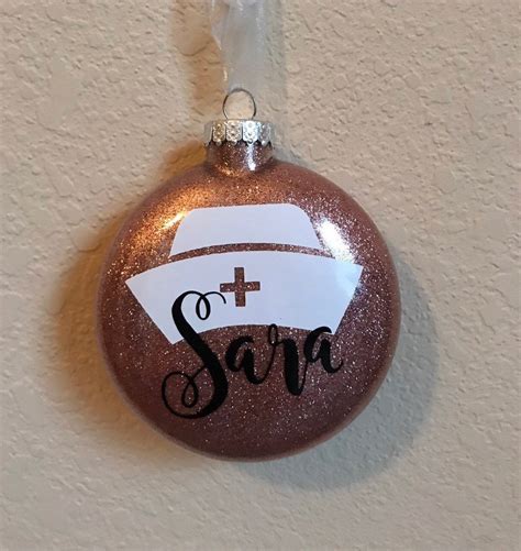 Personalized Nurse Ornament Nurse Ornament Nurse Personalized Etsy