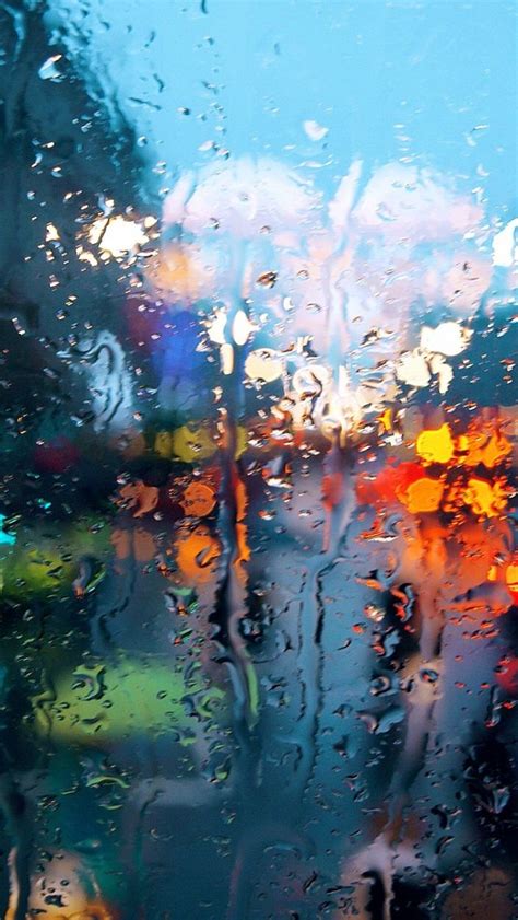 640x1136 Rain On Glass Iphone 5 Wallpaper Rain