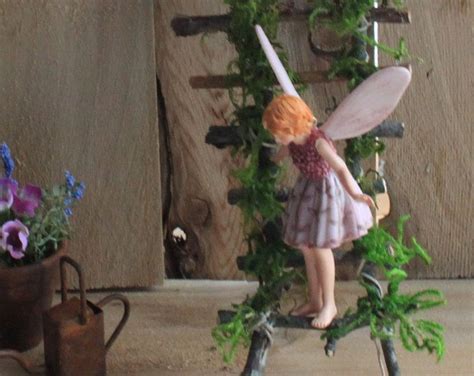 Rickety Ladder ~fairy Ladder Handcrafted By Olive Fairy Accessories