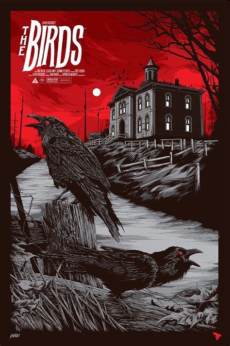 the birds did alfred hitchcock mondo posters the birds movie alternative movie posters
