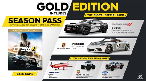 Buy The Crew 2 Gold Edition For Pcps4 Digitalxbox Digital