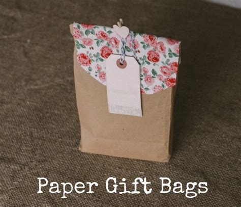 Card is made of a decorative paper. DIY Tutorial: Paper Gift Bags - Boho Weddings - UK Wedding ...