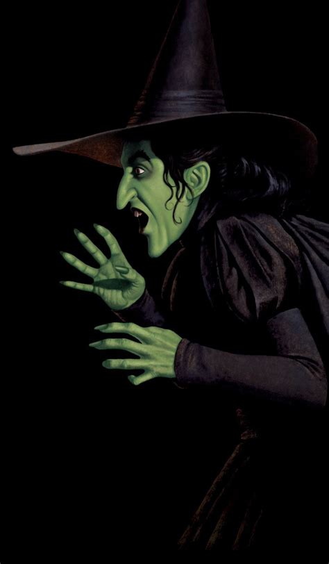 Green Wicked Witch Halloween Window Decoration 345x60 Backlit Poster