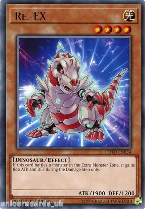 The card has so much staying power even newer 2019 cards can sell for at least $500. COTD-EN034 Re: EX Rare 1st Edition Mint YuGiOh Card ...