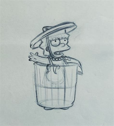 Lisa Simpson Meme Drawing
