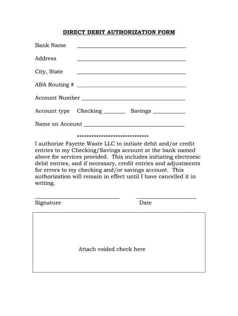 Bank Authorization Form Fill Out And Sign Online Dochub