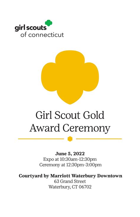Girl Scout Gold Award Program Book By Girl Scouts Of Connecticut Issuu
