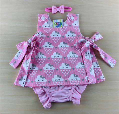 Conjunto Em 2020 Moda Infantil Para Meninas Costurar Roupas De Bebê