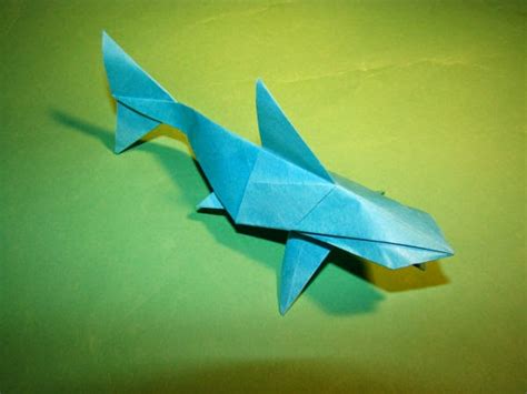 Simple Shark Origami Instructions Origami Kids