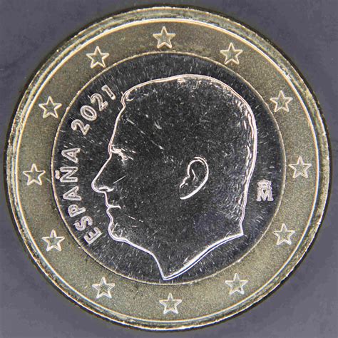 Spain 1 Euro Coin 2021 Euro Coinstv The Online Eurocoins Catalogue
