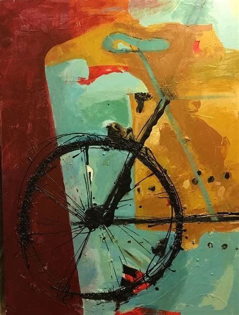 Bike Painting In 2022 Bicycle Painting Bike Art Bicycle Art