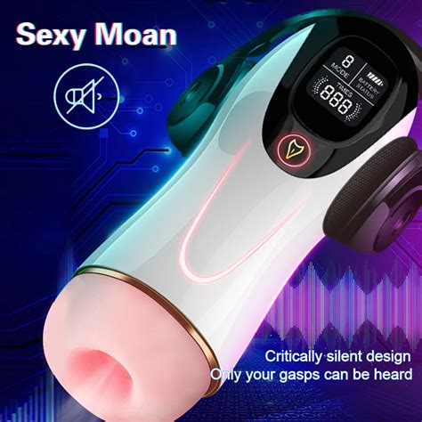Automatic Male Masturbator Cup Sucking Vibration Blowjob Real Vagina Pocket Pussy Penis Oral Sex