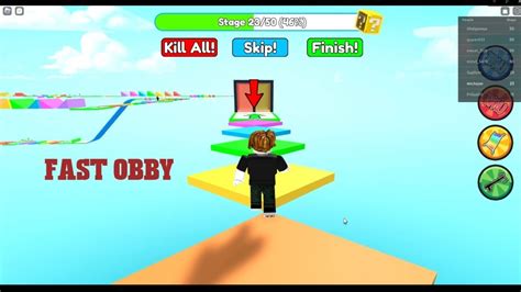 Fast Obby Roblox Easy Obby Youtube
