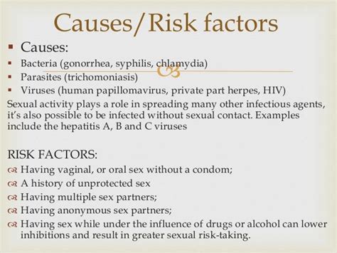 Causes Of Sti