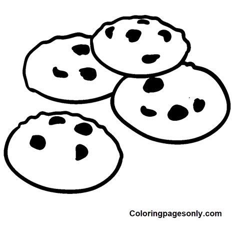 Cookie Coloring Pages Coloring Pages For Kids And Adults