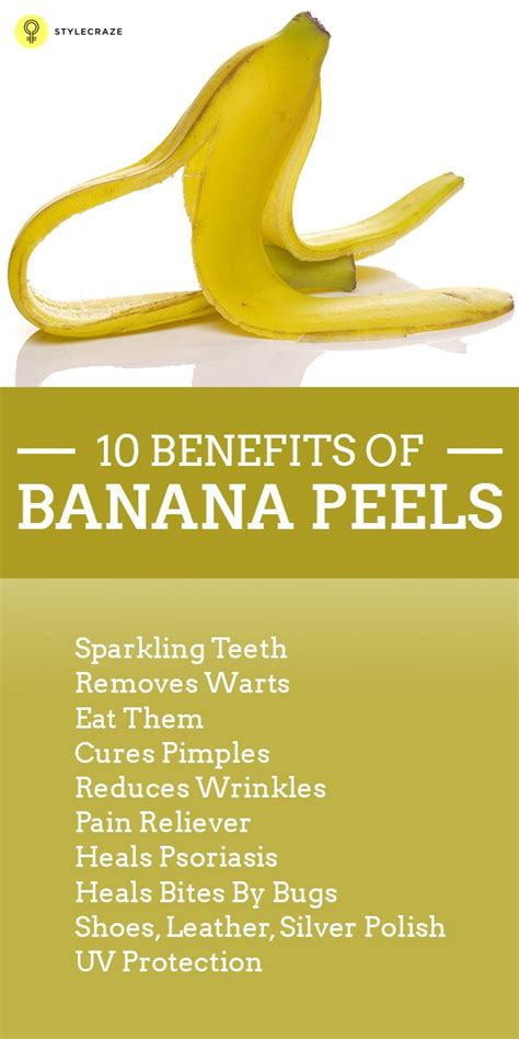 10 Amazing Benefits And Uses Of Banana Peels Banana Benefits Banana
