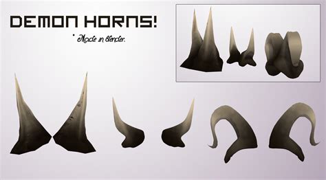 DL Demon Horns 30 Points By CMSensei On DeviantArt