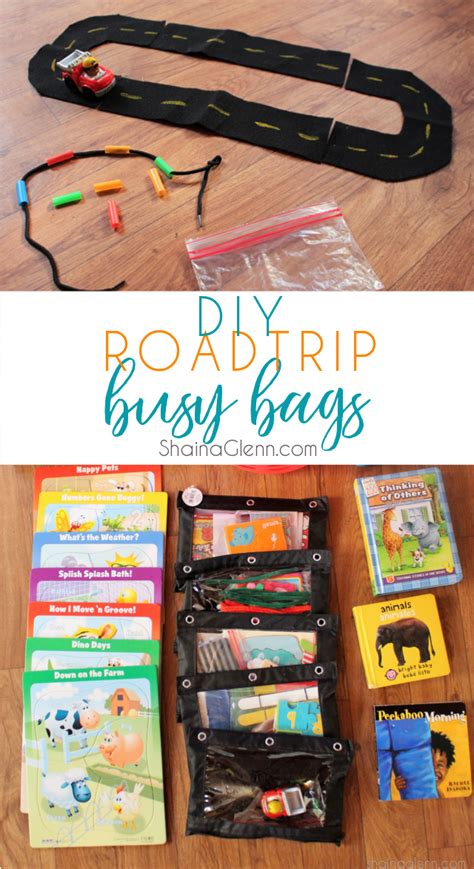 Diy Road Trip Busy Bags For Toddlers Shaina Glenn Toddler Busy Bags