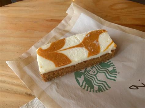 Review Starbucks Pumpkin Cheesecake Bar Brand Eating