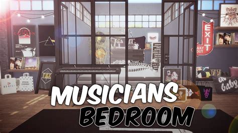 Sims 4 Speed Build High School Cliques The Musicians Bedroom