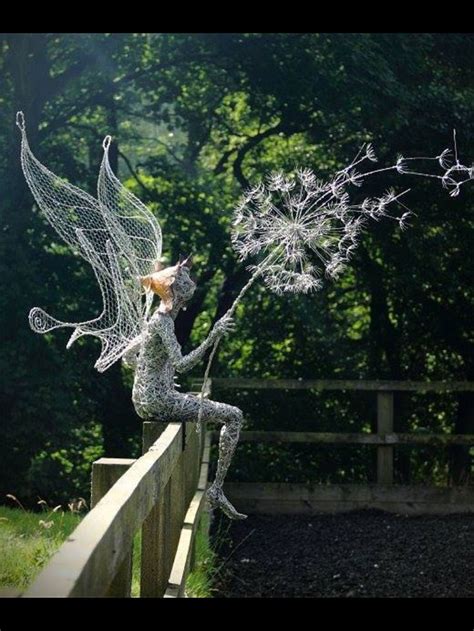 Fairy Sculptures Dancing With Dandelions By Robin Wight Fantasy Wire